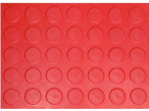 紅色圓點橡膠墊
